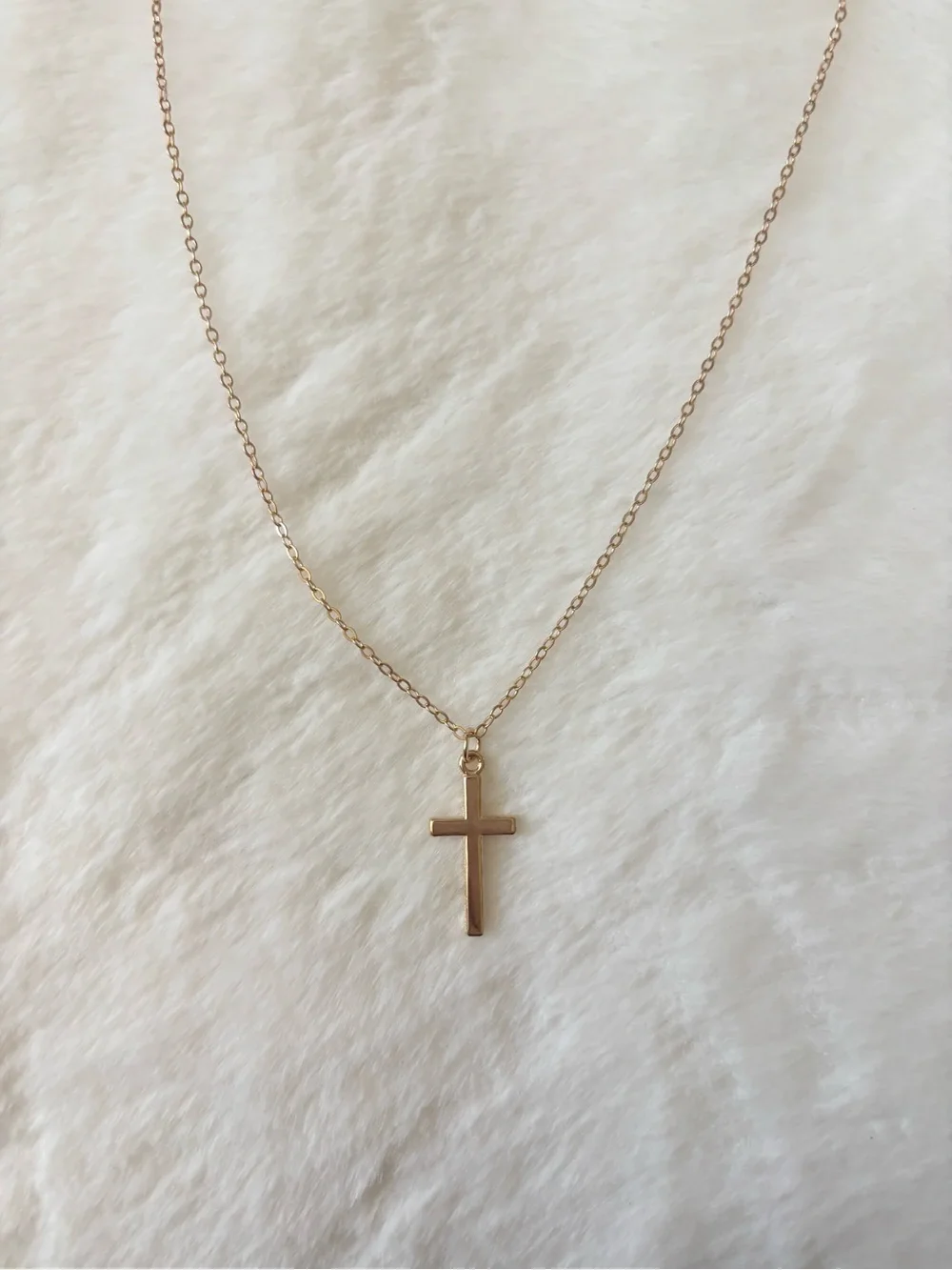 5/$15 🩷 MUST BUNDLE Gold Cross Pendant Necklace - Minimalist Women's Jewelry